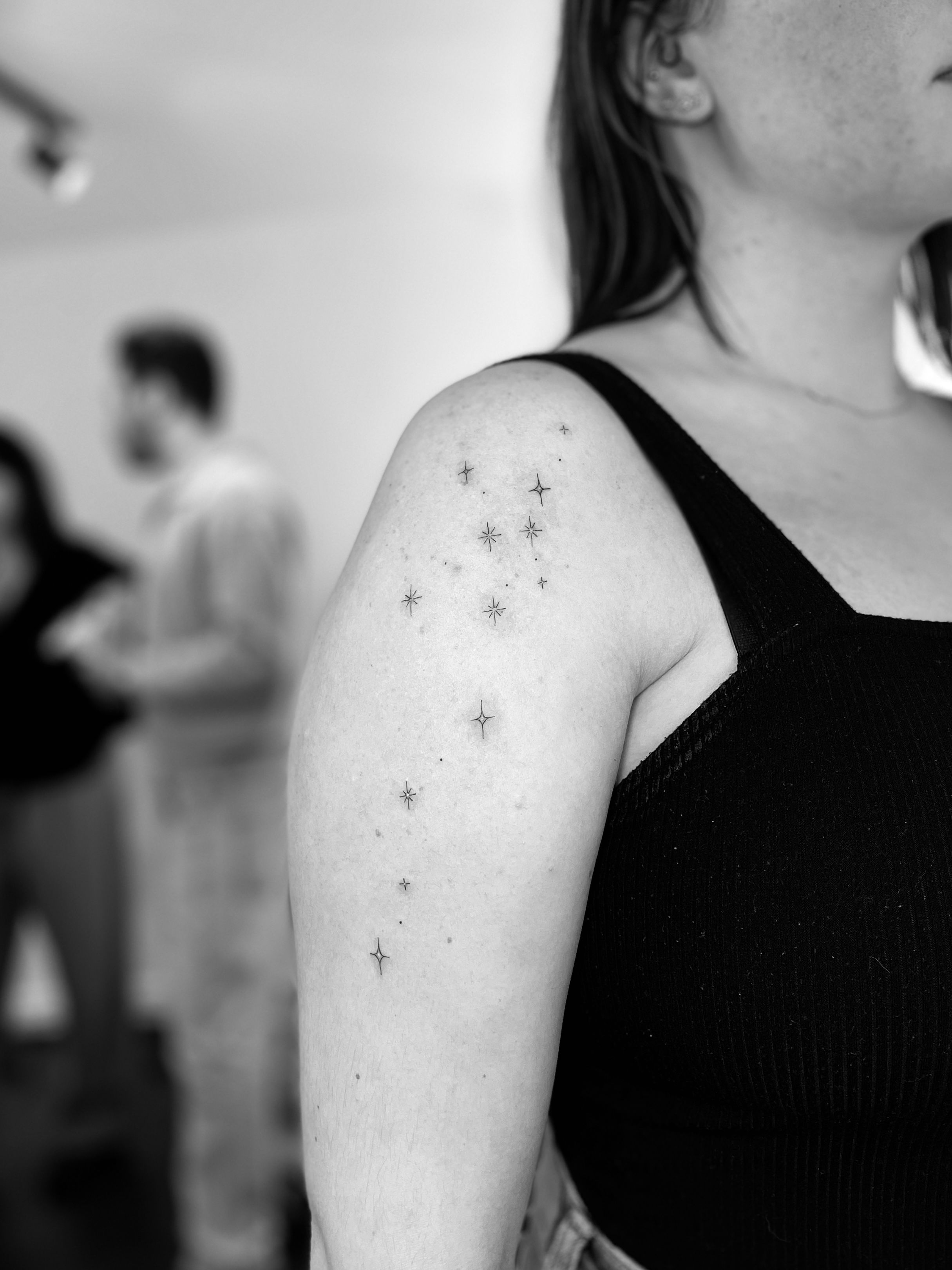 Star Outline Temporary Tattoo - Set of 3 – Little Tattoos