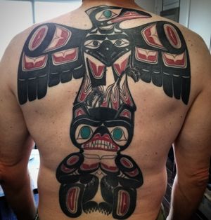 Native Haida Tribal tattoo by Nathan Emery Tattoo San Francisco