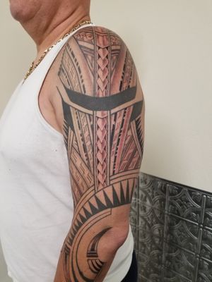 Polynesian Tribal Tattoo by Nathan Emery Tattoo SF