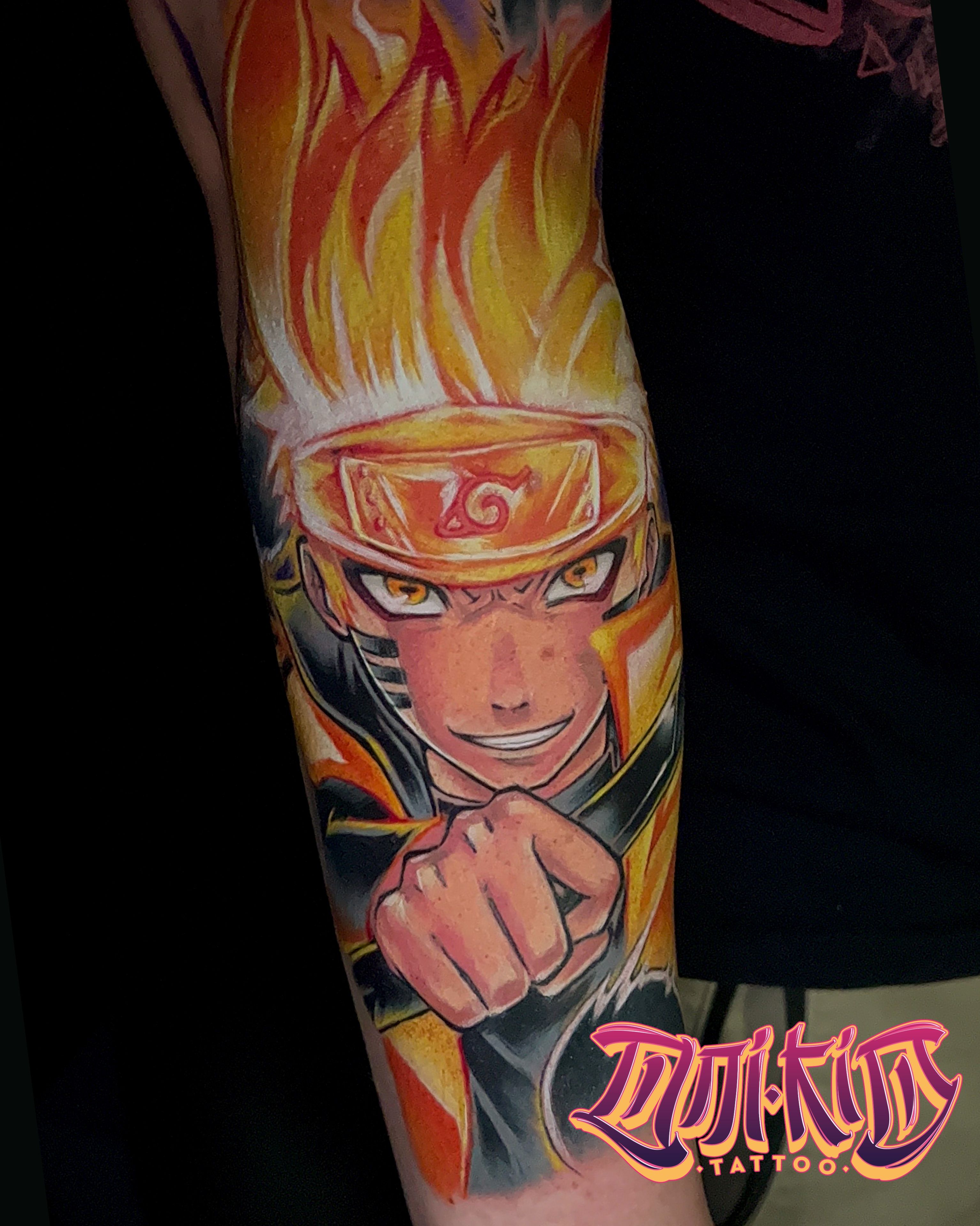 Naruto tattoo done by @akuma.ronald To submit your work use the tag  #gamerink And don't forget to share our page too! #tattoo #tattoos... |  Instagram