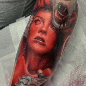 Experience the lifelike artistry of Gaston Gromnicki with this stunning realism tattoo. Bring your vision to life with unparalleled detail and precision.