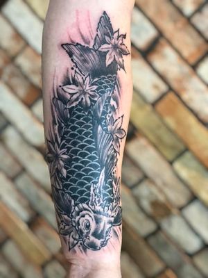 koi cover up with momiji maples