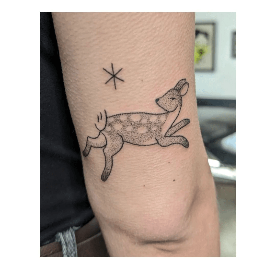 Lil deer track for tonight... - Black Lung Tattoo Company | Facebook