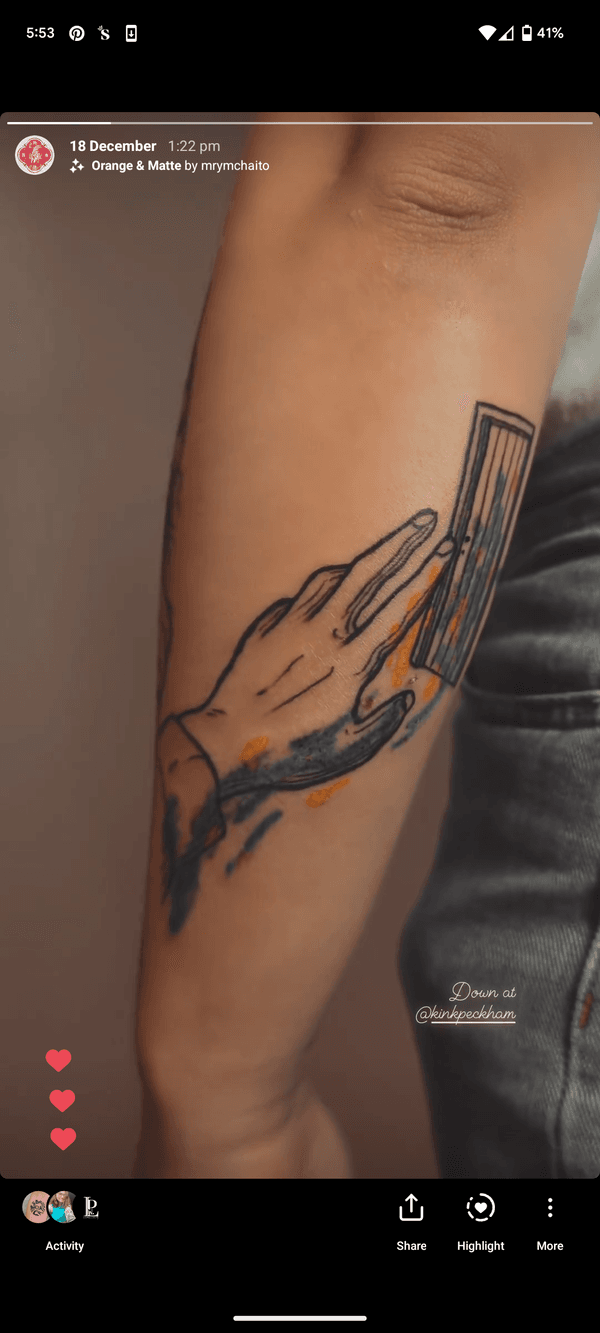 Tattoo from delilahs dagger tattoo