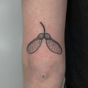 Get a unique and beautifully designed illustrative seed tattoo by the talented artists at Alien Ink. Perfect for nature lovers and those seeking a symbolic and meaningful design.