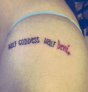 Half goddess half devil