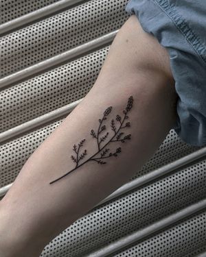 Get a stunning fine line flower tattoo done by the talented artists at Alien Ink. Adorn your body with timeless beauty.