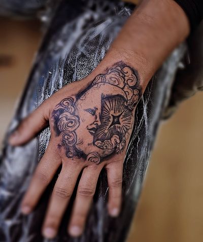 Moon tattoo 