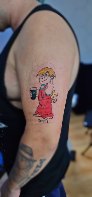 Dennis the menace tattoo