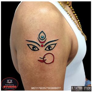 Eye Tattoo of Goddess Durga Maa..#goddess #maa #durga #maadurga #devi #devimaa #tattoo #tattooed #tattooing #tattooidea #tattooideas #tattoogallery #art #artist #artwork #rtattoo #rtattoos #rtattoostudio #ghatkopar #ghatkoparwest #mumbai #india