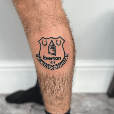 Blackwork Everton Badge