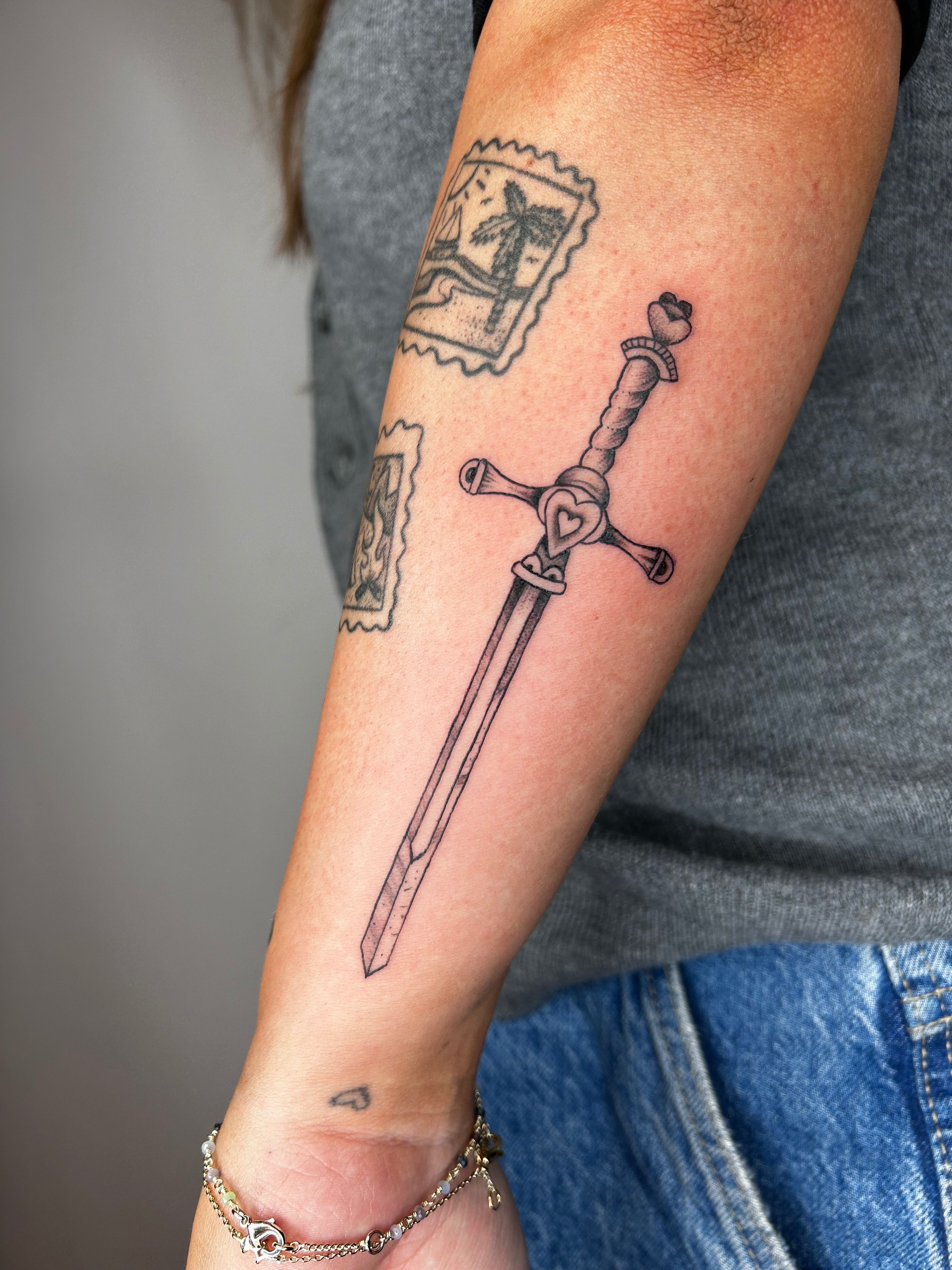 Okami Tattoo - Crossed swords for Geralt and Ciri from The... | Facebook