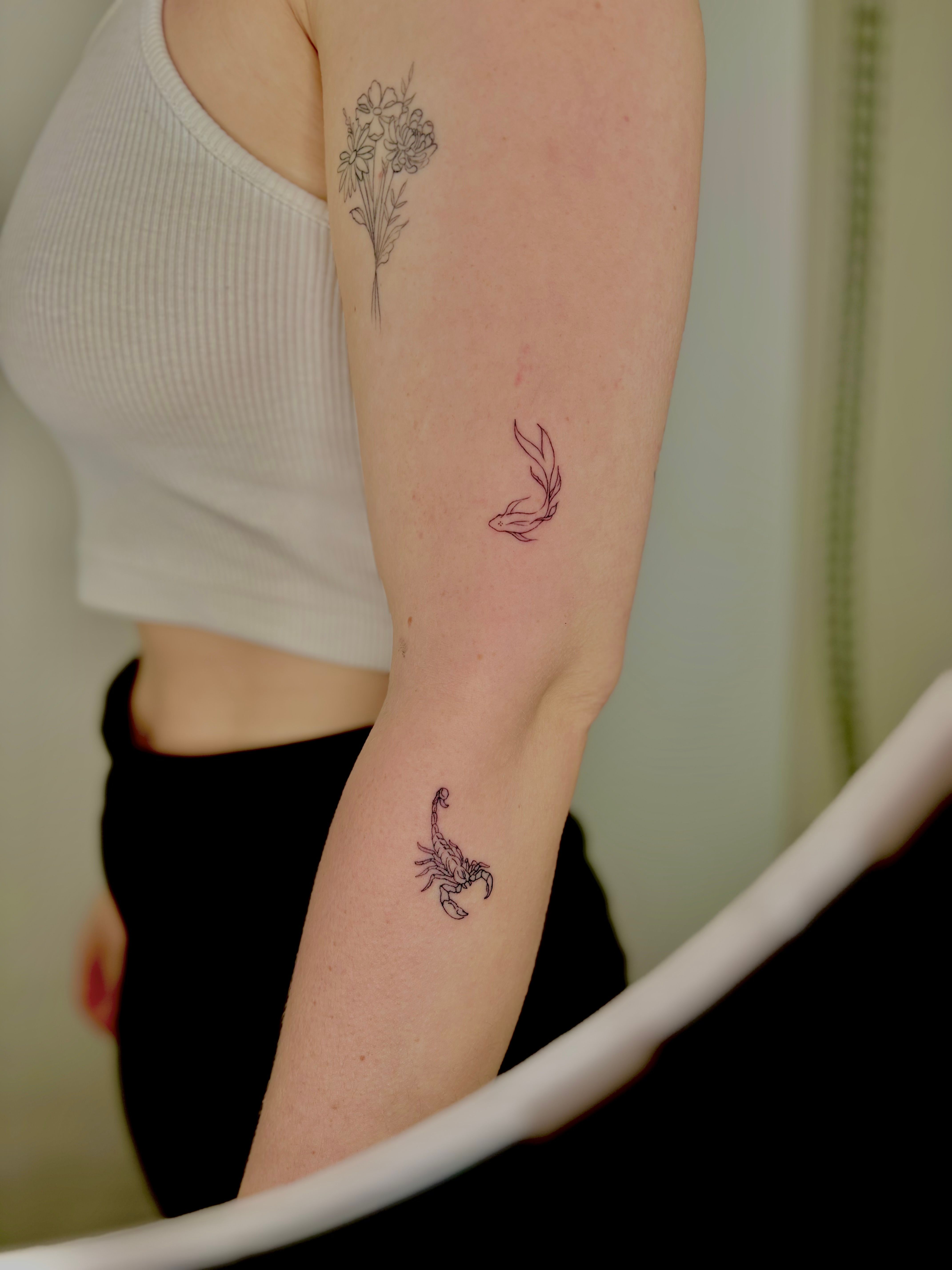 Scorpio Tattoo on Ankle | TikTok