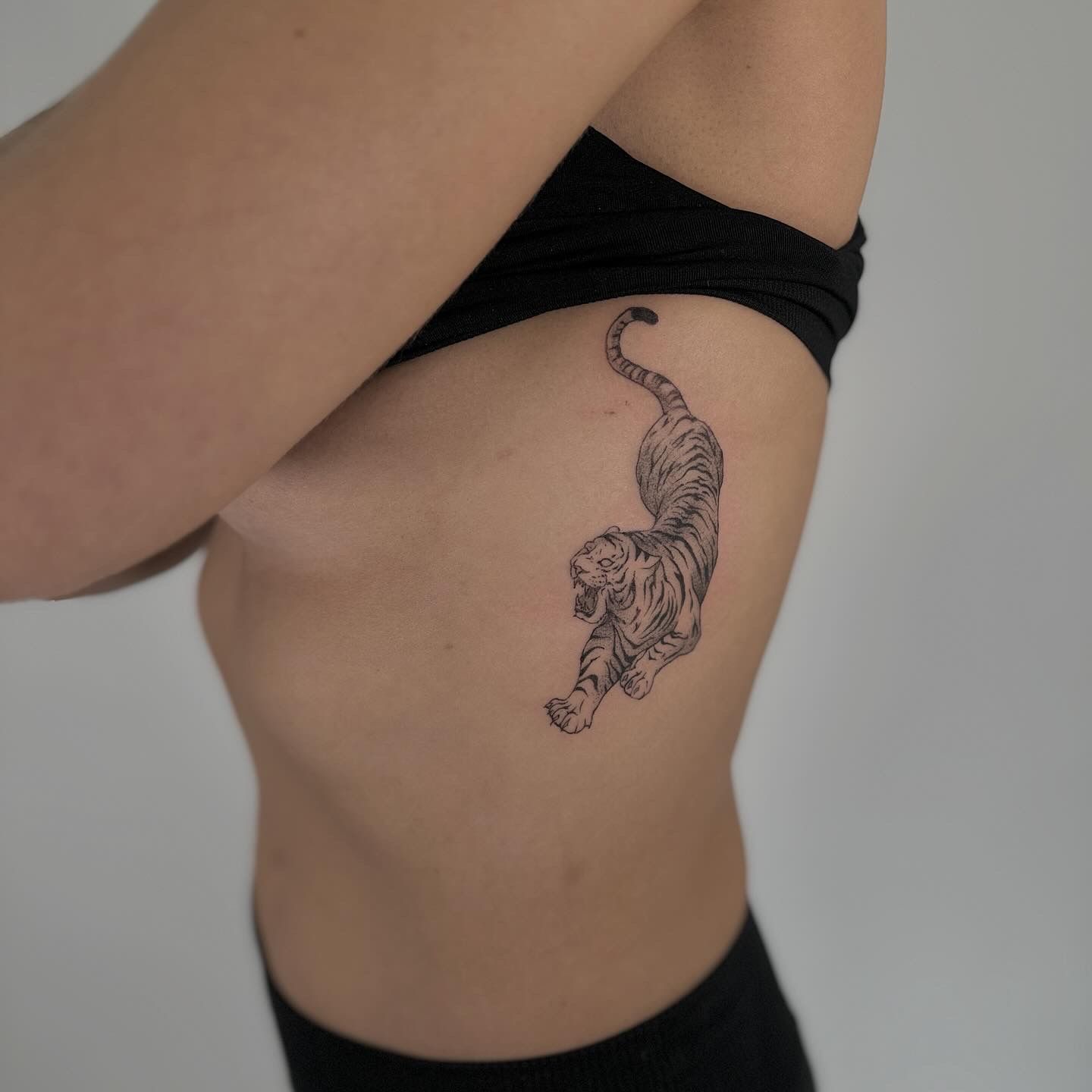 Tiger Tattoo On Arm - Tattoos Designs