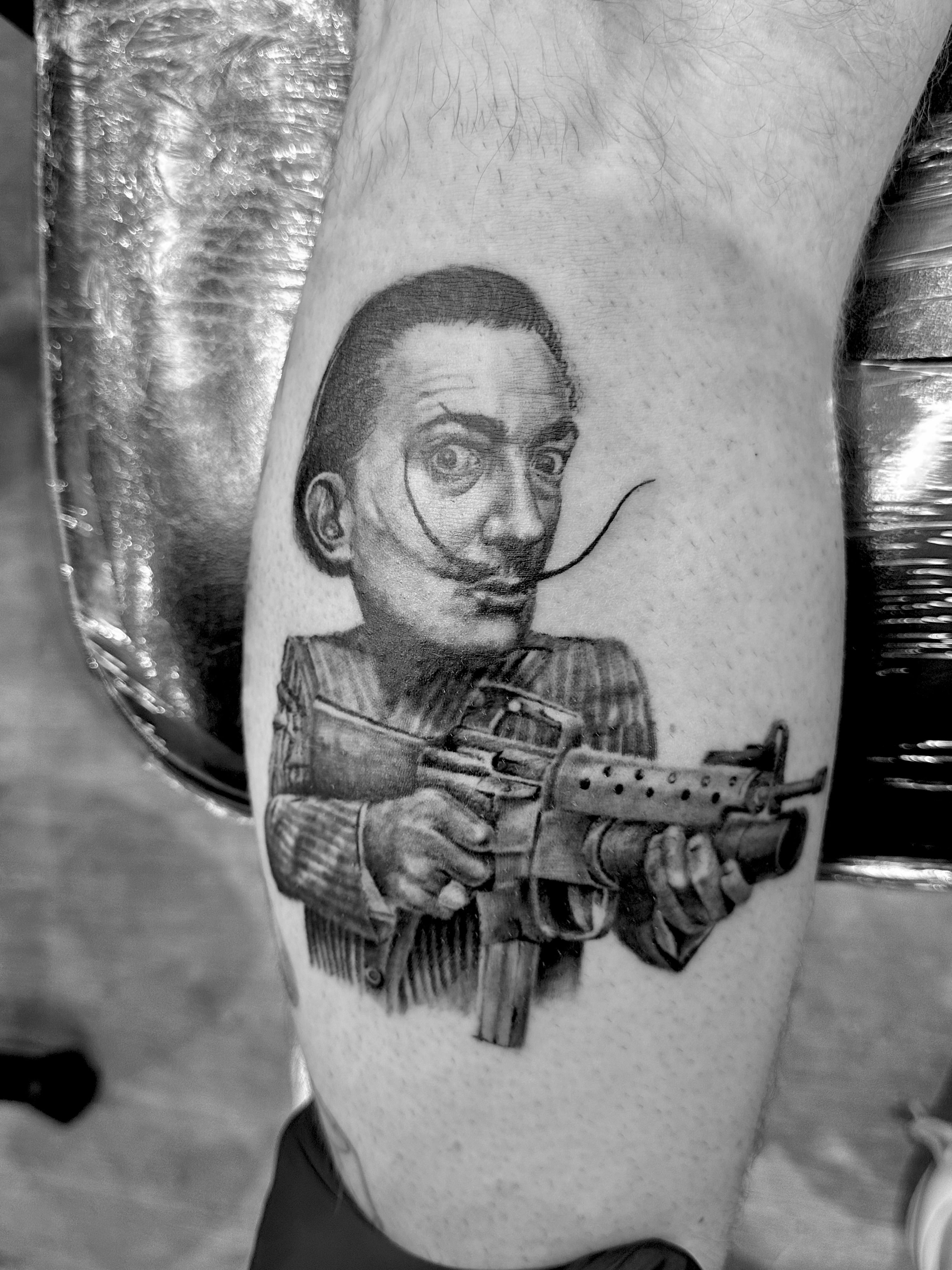 Machine Gun Tattoo by Jon Poulson | Machine Gun Tattoo by Jo… | Flickr