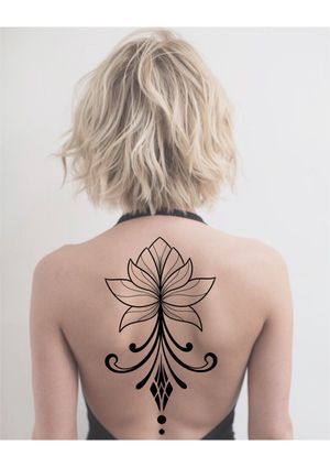 Lotus design. Placement is just a suggestion 