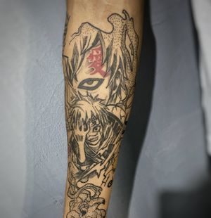 Gaara Naruto tattoo