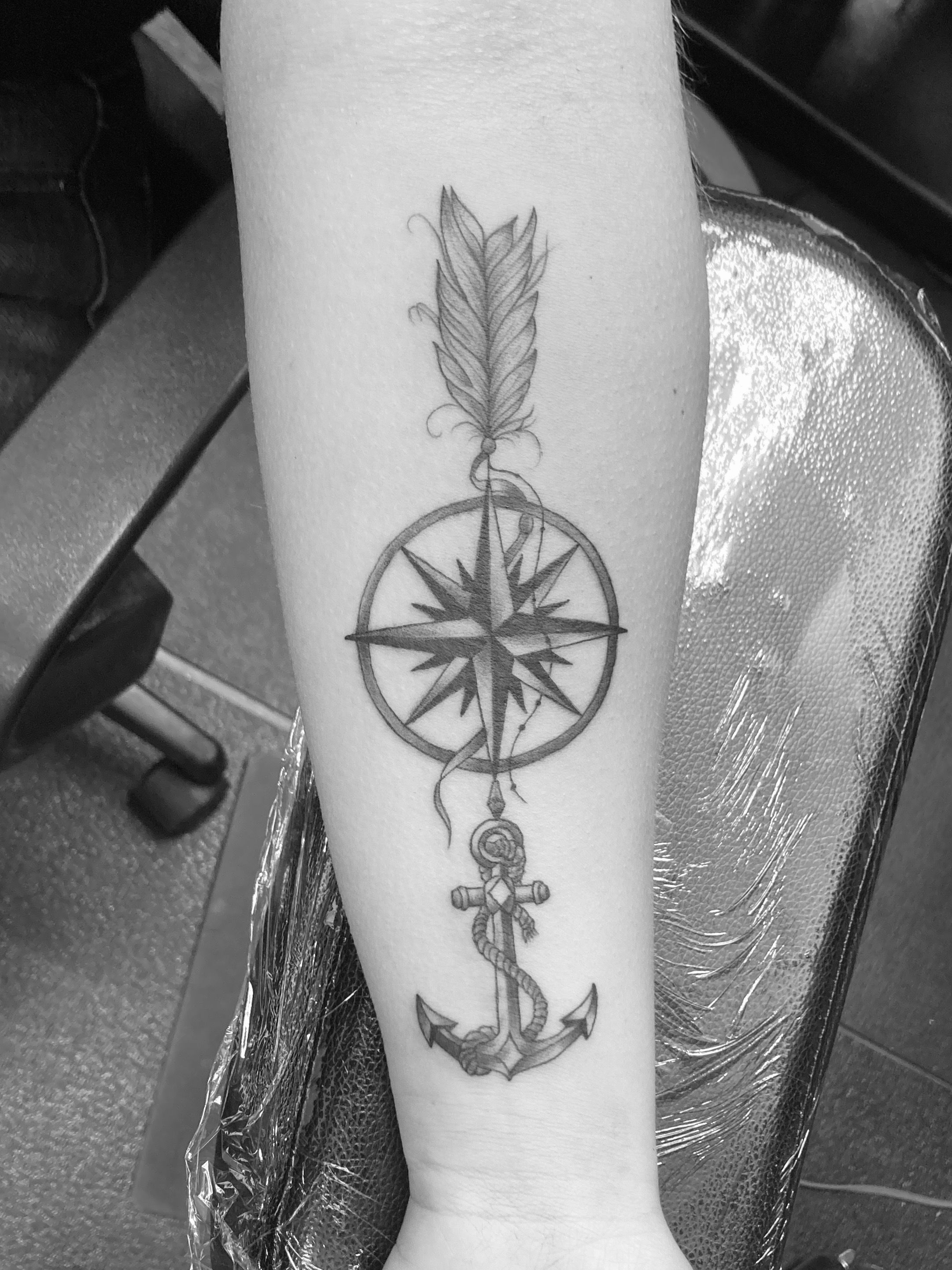 Anchor tattoo geometric | Тату, Тату для парня, Татуировки