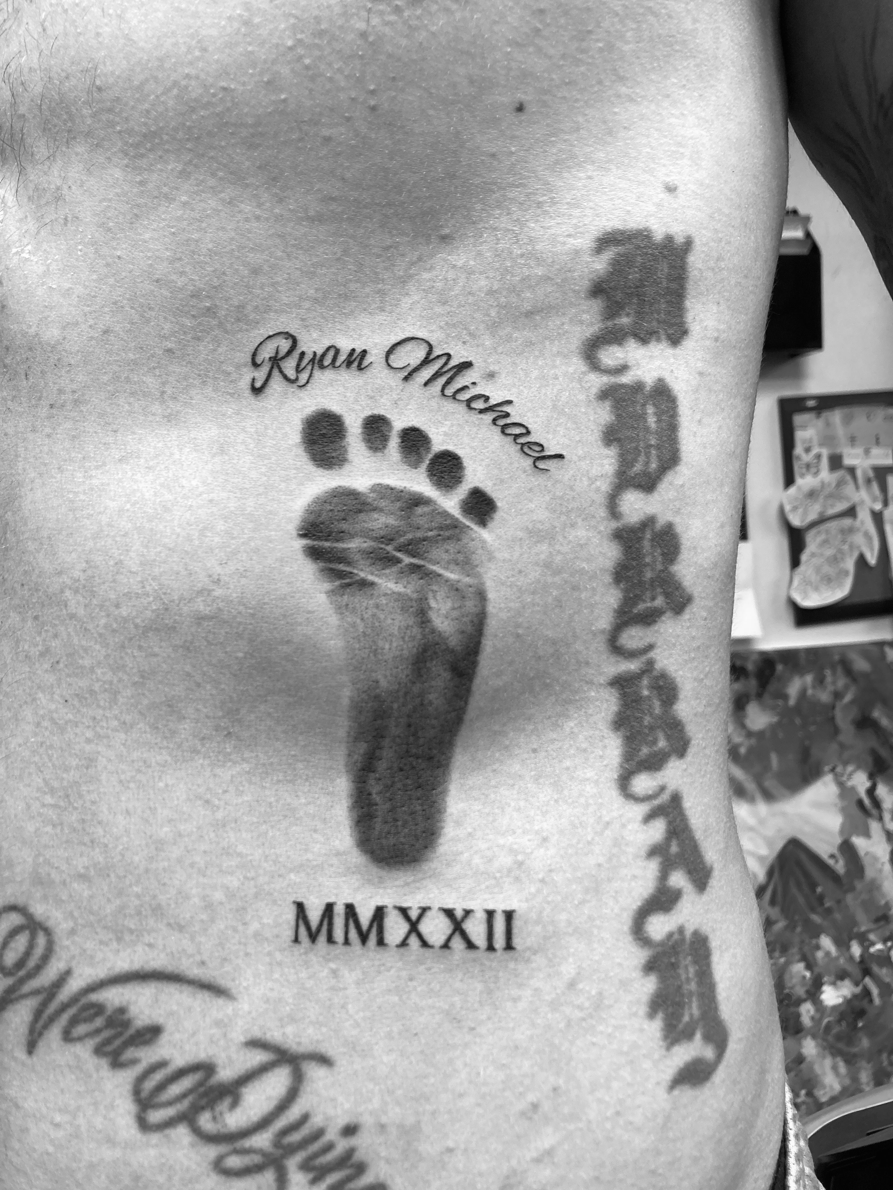 baby foot print tattoo by petercliff on DeviantArt
