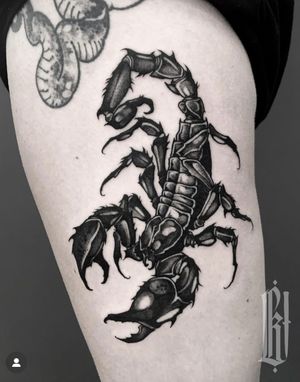 Blackwork scorpion
