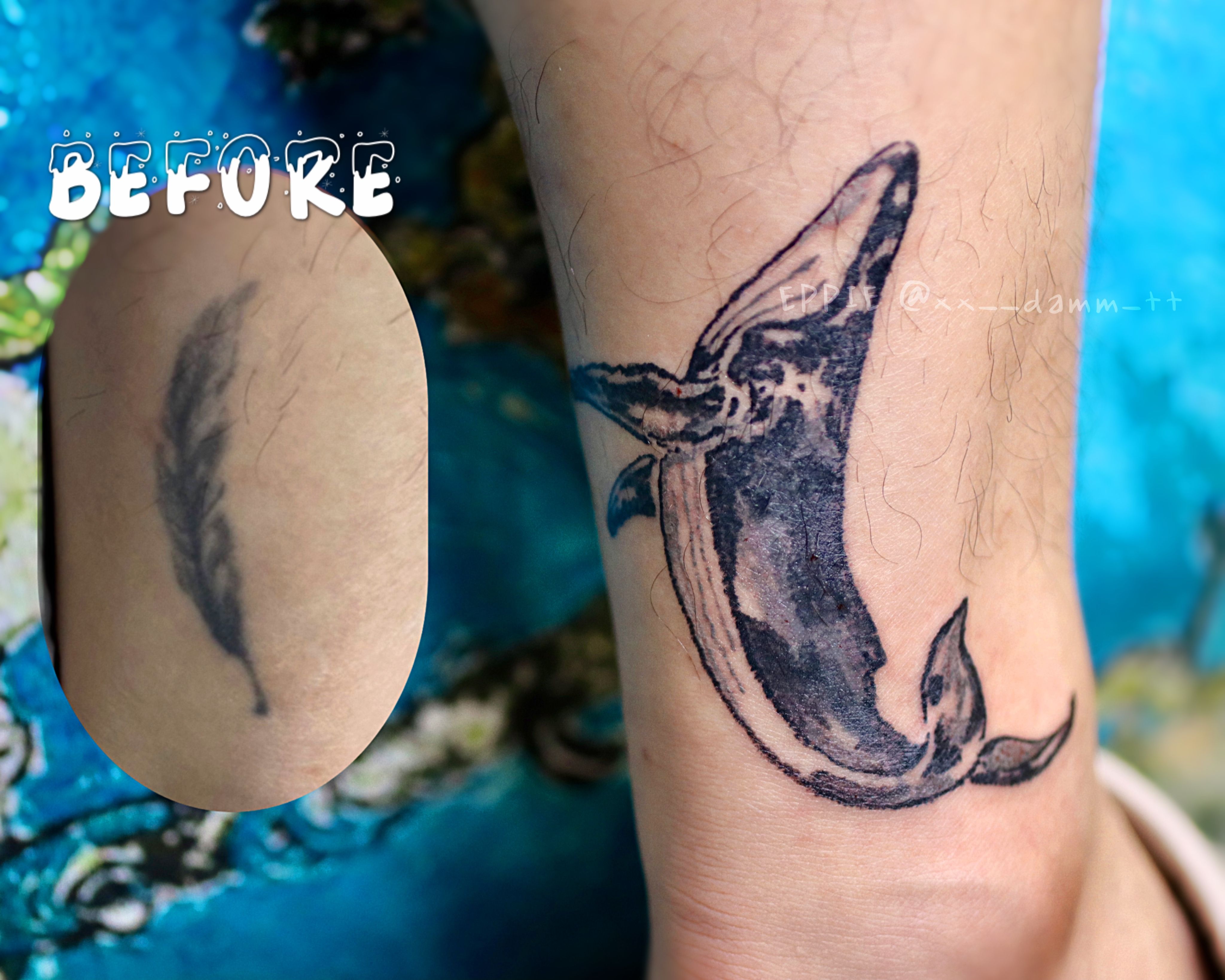 Minimalist Whale Tattoo | TikTok