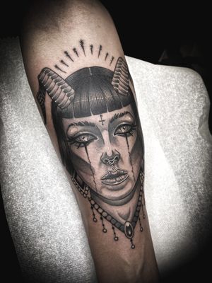 Goth Girl Tattoo 