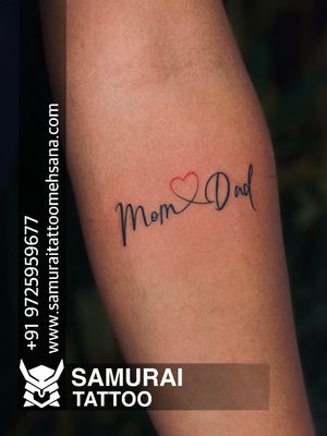 Mom dad tattoo |Tattoo for mom dad |Maa paa tattoo |Mom tattoo |Dad tattoo
