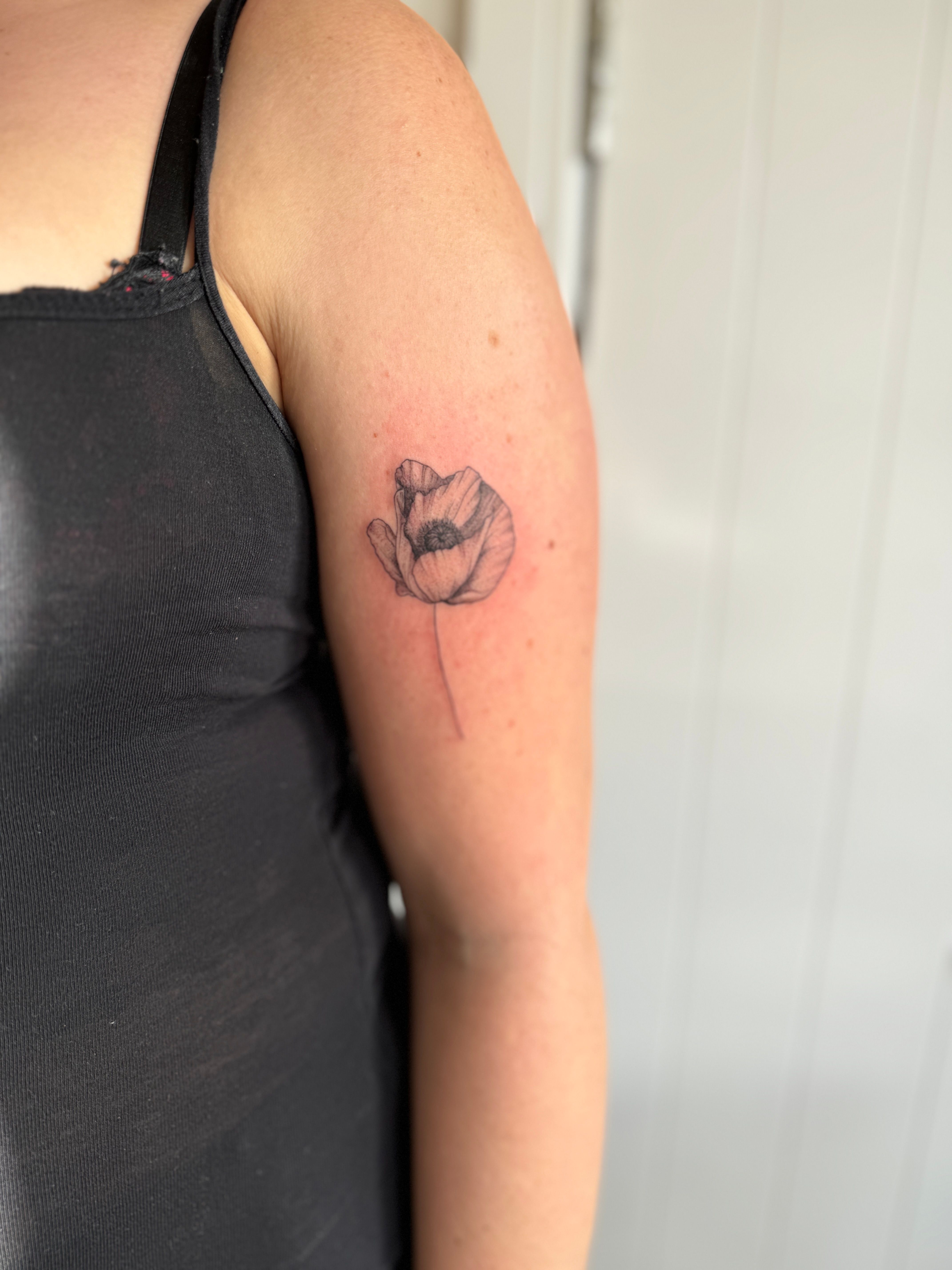 Temporary Tattoo, Poppy Flower Tattoo, Poppy Tattoo, Flower Tattoo, Summer  Tattoo, Fake Tattoo, Tattoo for Her, Art Tattoo,watercolor Tattoo - Etsy