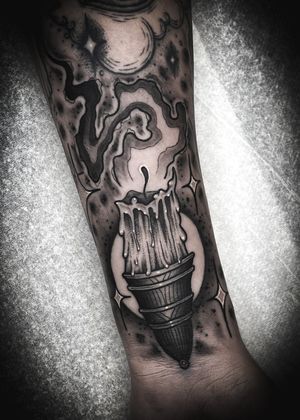 Candle Tattoo 