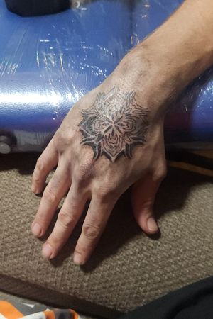 the beginning of my hand peace 
