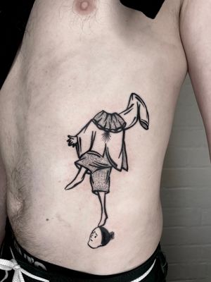 Experience the timeless elegance of French motifs with this traditional tattoo by renowned artist Ludo Matmut.