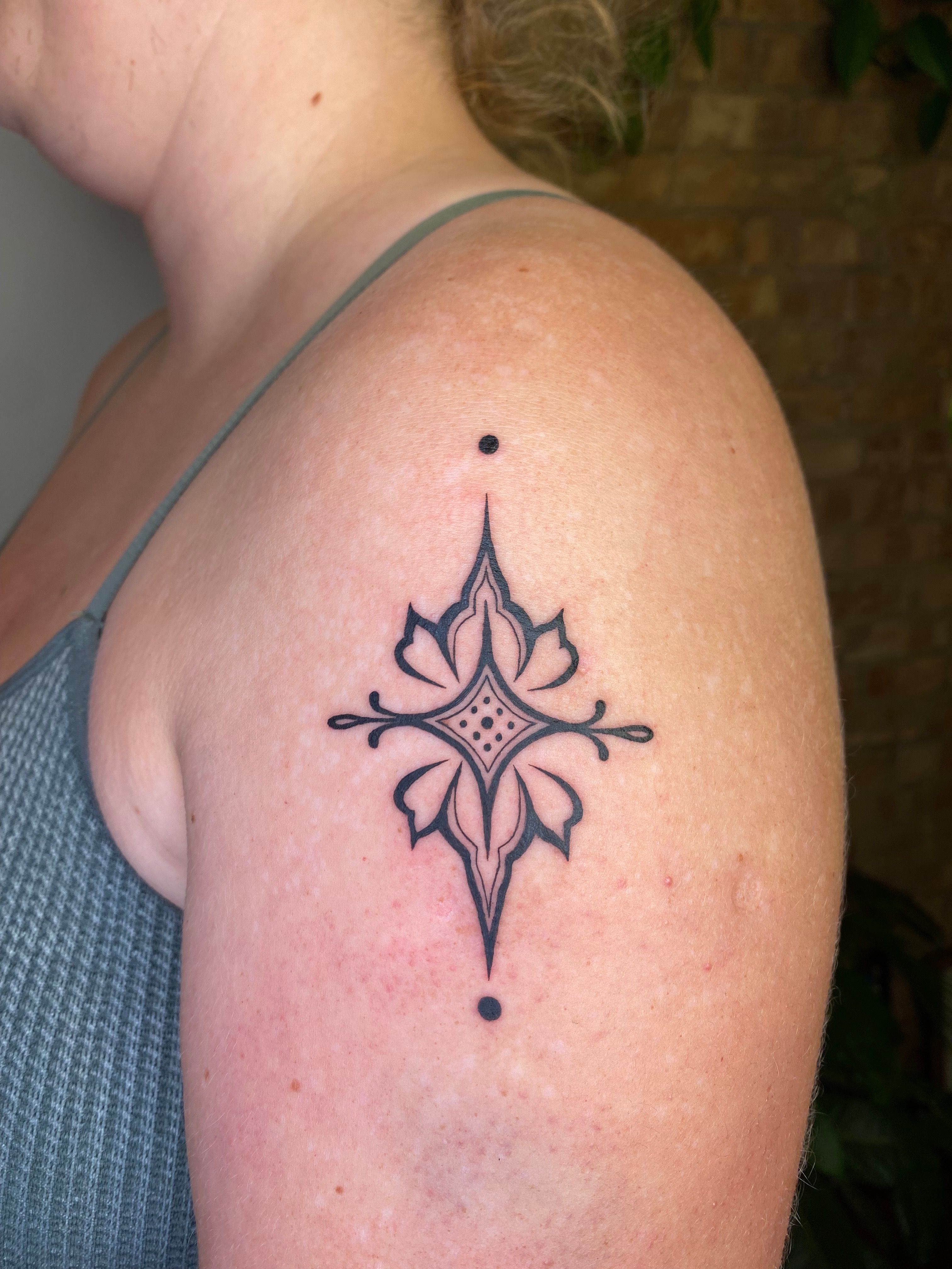 Symmetrical Geometric Birth Flower Tattoo Design, Includes up to 5 Birth  Flowers. - Etsy