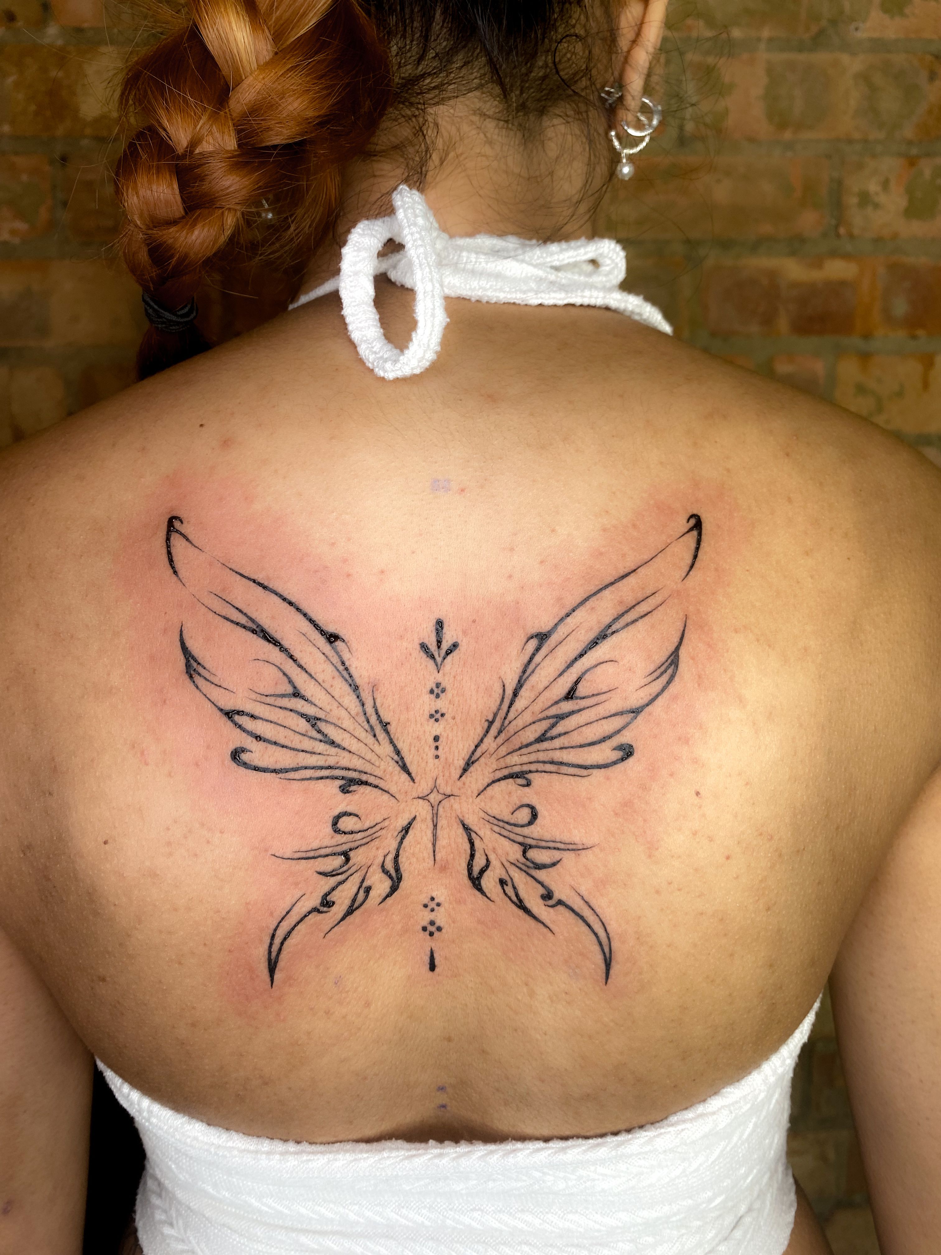 small fairy back tattoo｜TikTok Search