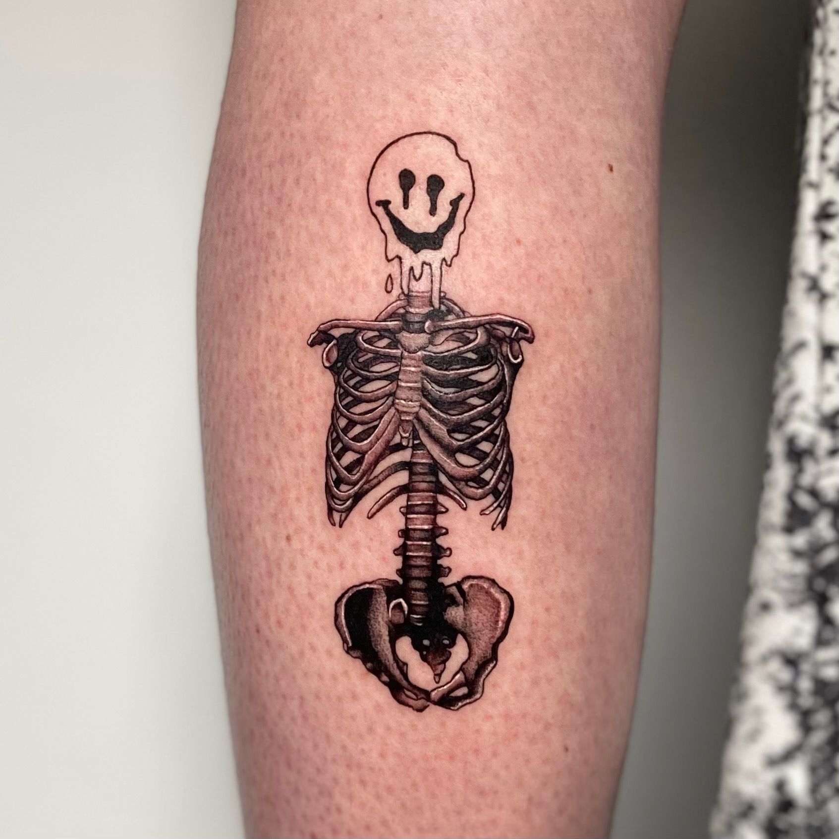40 skeleton tattoo designs | Elbow tattoos, Pattern tattoo, Skeleton tattoos