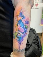 Watercolor Butterfly Tattoo