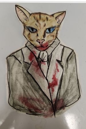 My friend drew this picture of my cat Hannibal for me before I lost him. I'm looking to get it done on my arm and spend no more than 1k