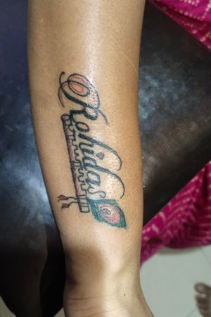 Krishna tattoo 