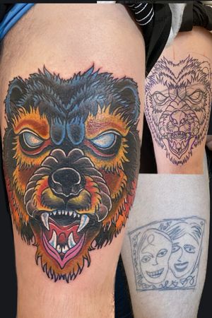 Cover up traditional colour bear 