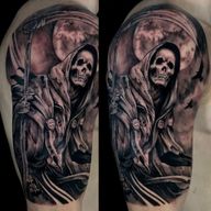Grim reaper Half sleeve a