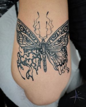 Artwerks Tattoo - Paramore butterfly by @louiestattoos Stop by for a Gift  Certificate, $50 added to every $100 you spend, promotion going on till the  end of the year! 🎄🎅615 891 3552