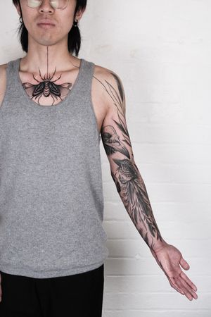 Blackwork tattoo style