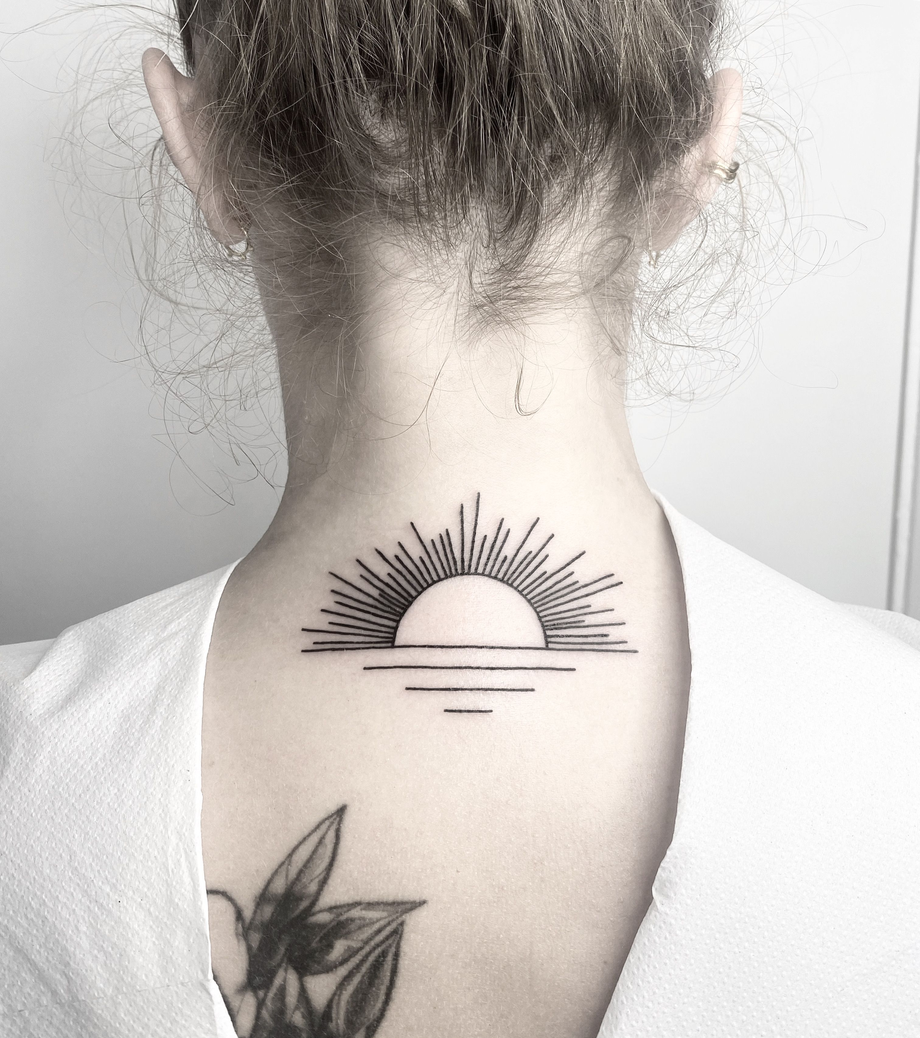 Sunset tattoo by jimmy barker - Tattoogrid.net
