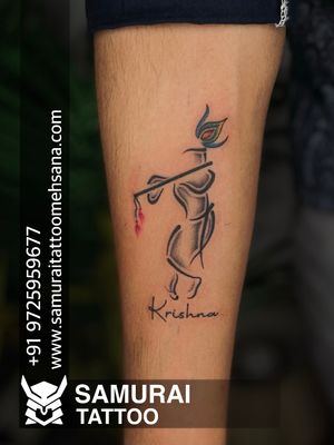 Lord krishna tattoo |Krishna tattoo |Kanha tattoo |Dwarkadhish tattoo