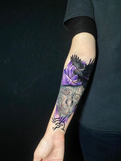 Video game tattoo Dishonoured Corvo
