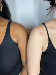Matching Heart Tattoos