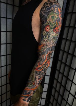 Spooky Sleeve #traditional