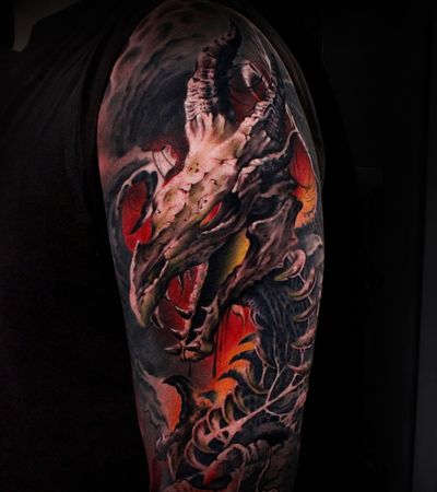 Dragon, outer sleeve