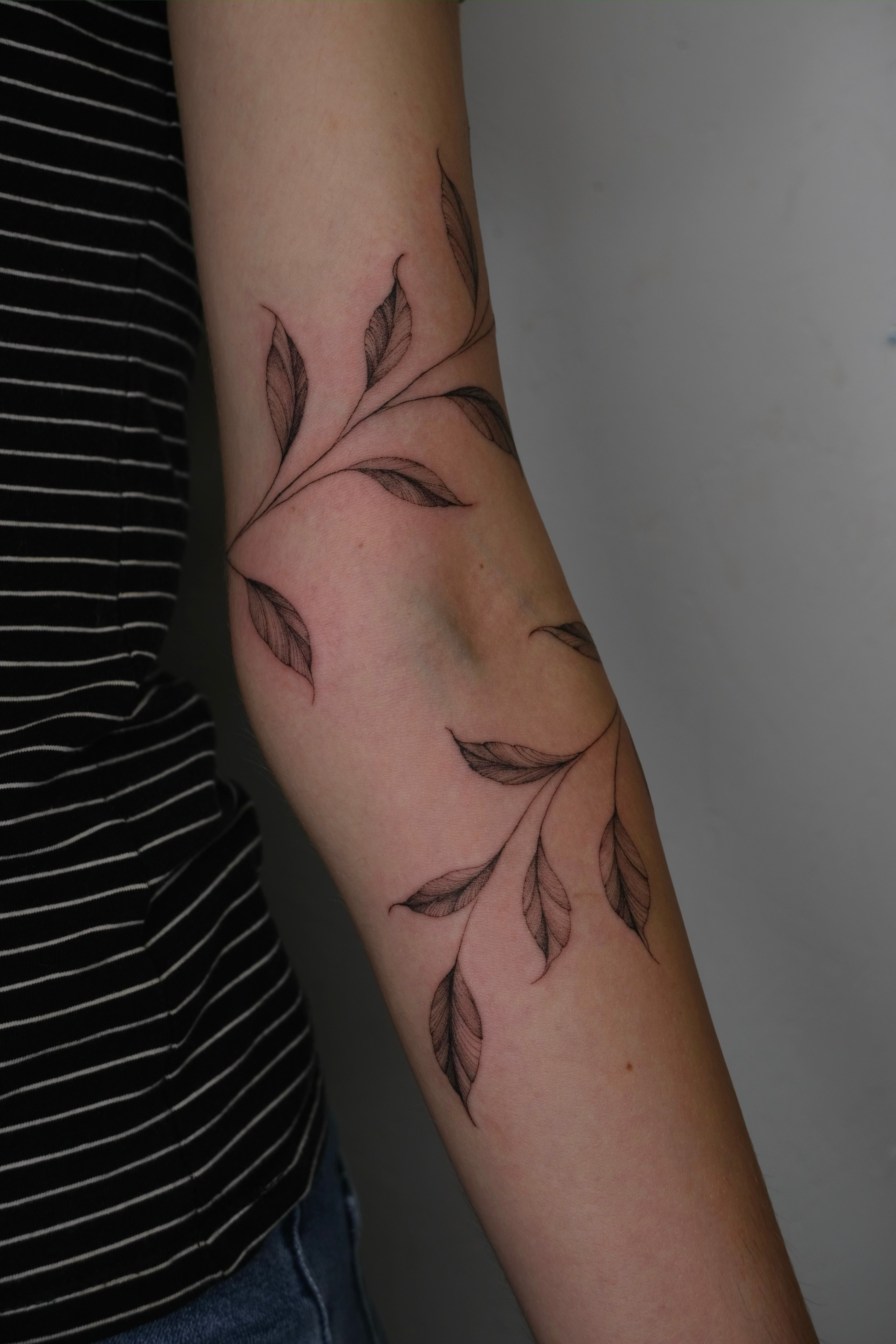 thin leaf vine tattoo｜TikTok Search