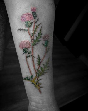 Experience the beauty of nature with this stunning botanical realism tattoo by renowned artist Gabriele Lacerenza.