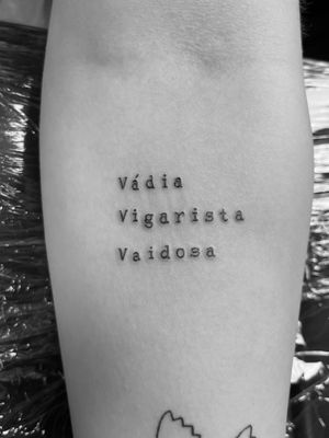 Get a delicate and elegant small lettering tattoo by Gabriele Lacerenza for a timeless and beautiful touch.